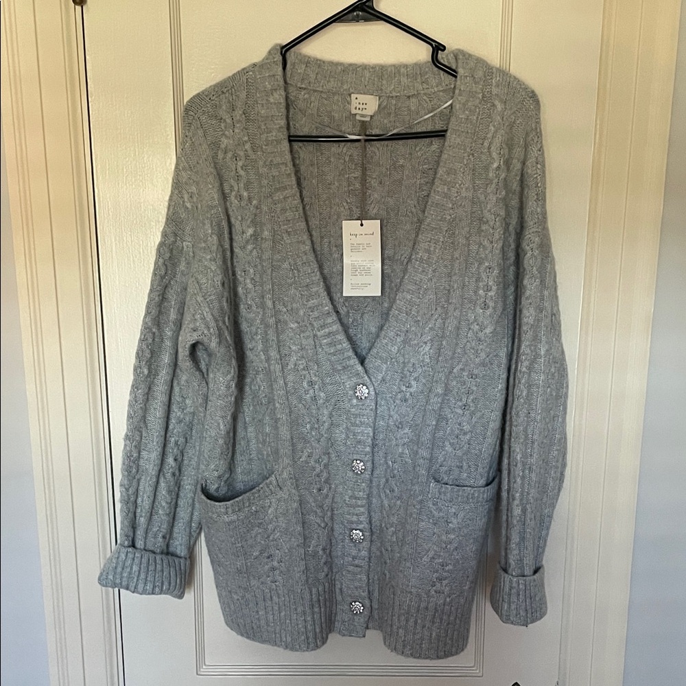 a new day Light Gray Women's Cardigan
